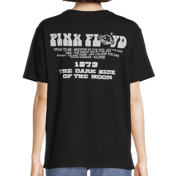 Pink Floyd Dark Side of the Moon 1973 Tee in Soot Black Size Large NWT - Picture 3 of 7